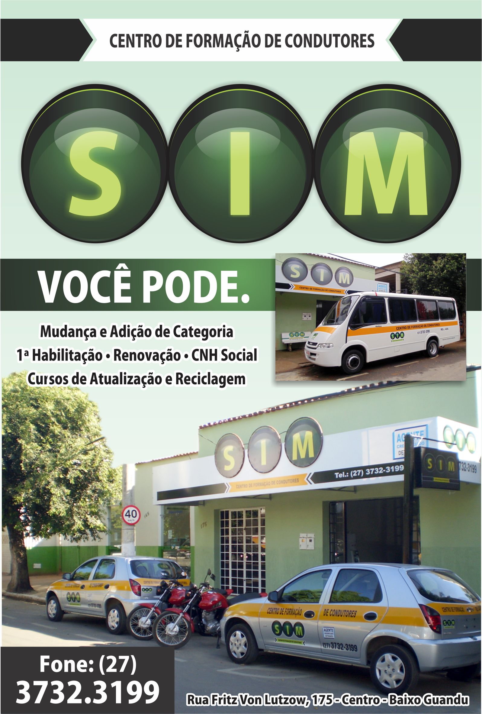 Centro de F. de Condutores Sim