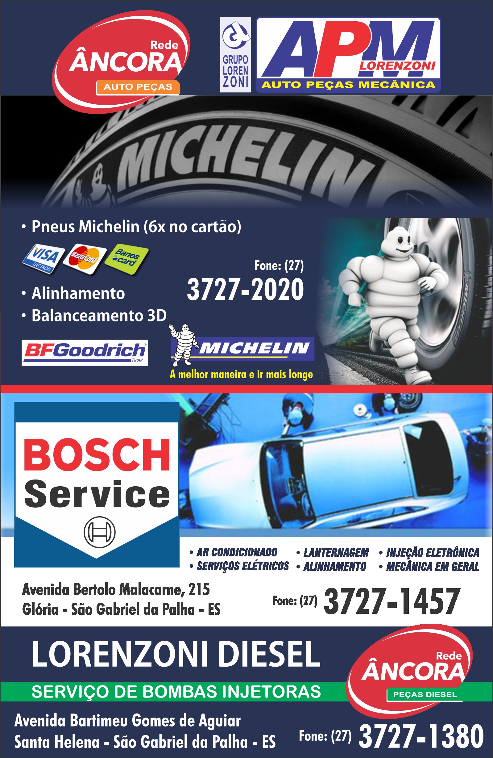 Pneus Michelin APM Lorenzoni