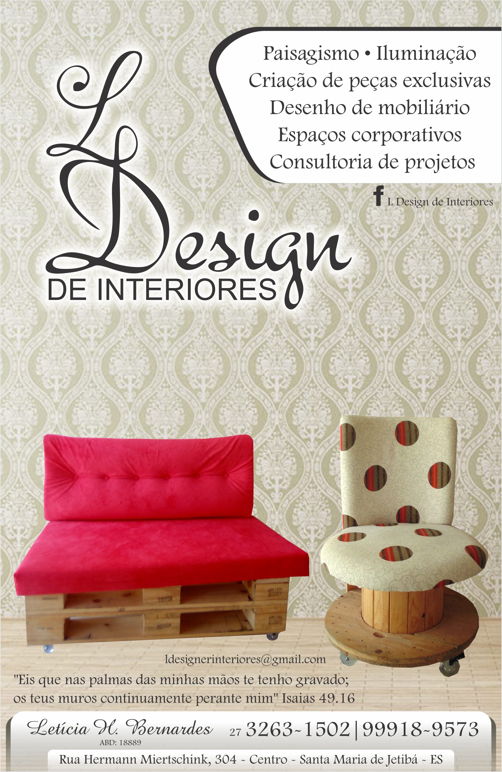 Cons. de Projetos, Design Interiores